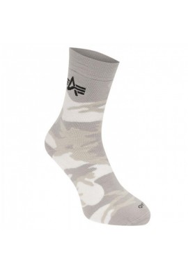 Ponožky Camo, Alpha Industries White camo